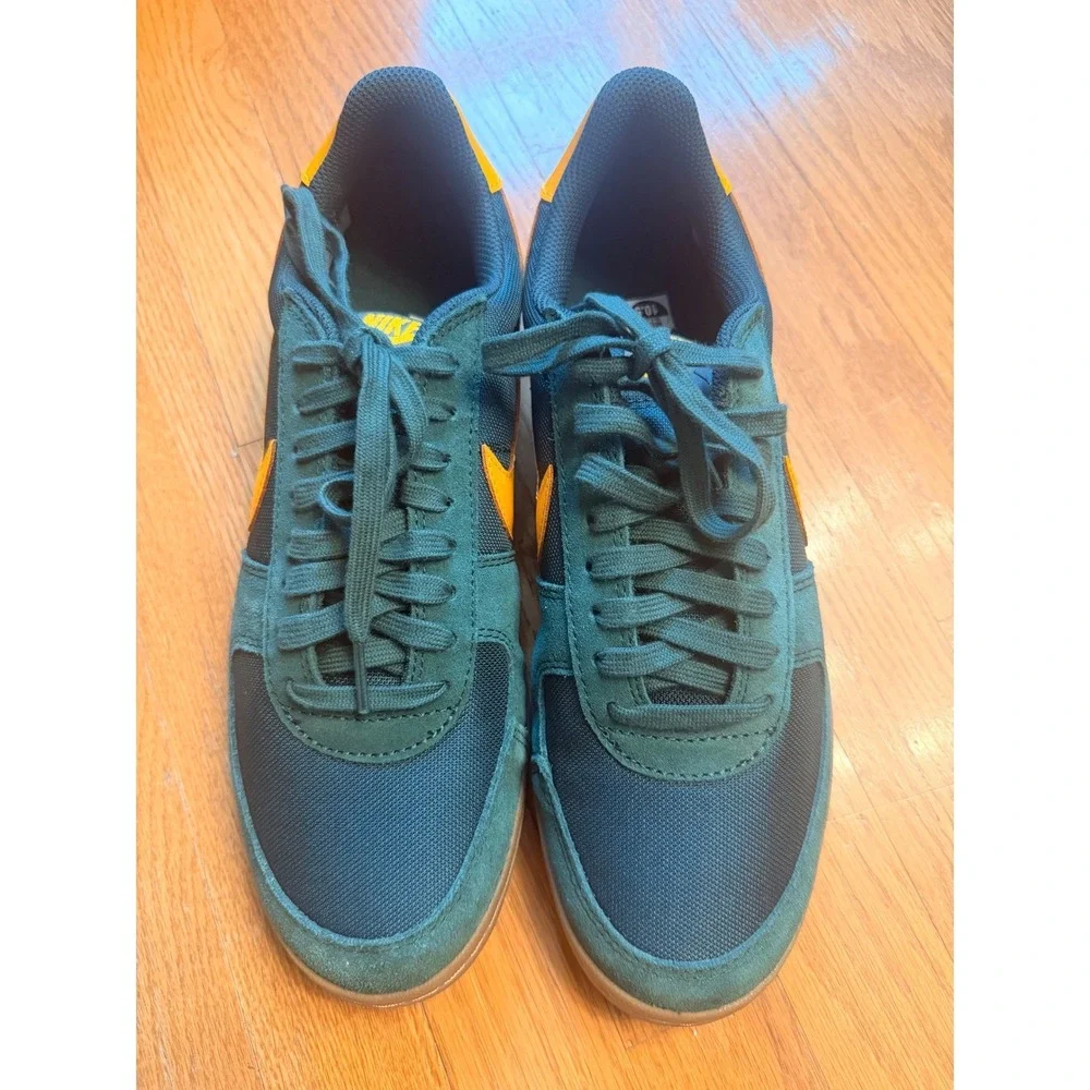 Nike Field General 82 Dark Green Yellow Gum Sole Mens Sneakers 10.5 Blokecore